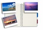 Photo Frames On Note Pad Stock Photo