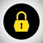 Lock Icon Stock Photo