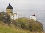 Warning Light Beacon On Headland Stock Photo