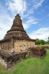 Wat Jedi Jed Teaw Temple In Sukhothai Province, Thailand Stock Photo