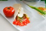 Falafel Wrap Stock Photo