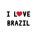 I Love Brazil1 Stock Photo