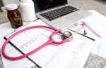 Stethoscope And Labtop And Other Medical Object Stock Photo