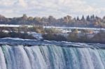 Beautiful Close Photo Of Amazing Niagara Waterfall Stock Photo