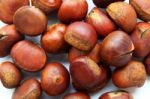 Roasted Chestnuts Stock Photo