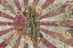 Grunge Naval Ensign Of Japan Stock Photo