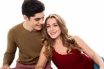 True Bonding Of Lovely Young Attractive Couple Stock Photo