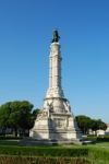 Monument Of Vasco Da Gama In Lisbon Stock Photo