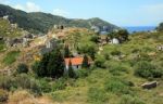 Kastro, Skiathos Stock Photo