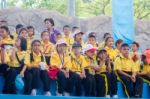 Primary Students Visit The Zoo, In The Jul 27, 2016. Bangkok Thailand Stock Photo