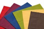 Colorful Napkins Stock Photo