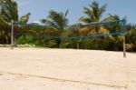 Beach Volleyball Stock Photo