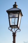 Gas Lamp At Sheffield Park Station Stock Photo