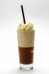 Ice Frappe Cappuccino Stock Photo