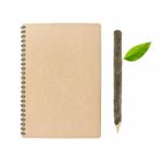 Notebook And Bark Pencil Stock Photo