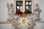 Ornate Hotel Aurus In Prague Stock Photo