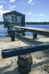 Maroochy River Boat House During The Day Stock Photo