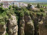 Ronda, Andalucia/spain - May 8 : View Of The Gorge At Ronda Anda Stock Photo