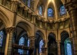 Interior View Of Canterbury Cathedral Stock Photo