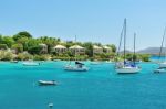 Hotels In St Joan Island Stock Photo