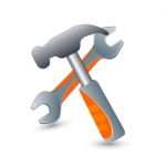 Hammer And Spanner Stock Photo