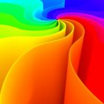 3d Rendering Colorful Abstract Lines For Background Stock Photo