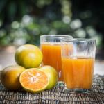 Glass Of Fresh Orange Juice Stock Photo