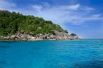 Blue Sea Similan Stock Photo