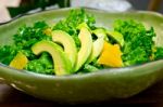 Fresh Avocado Salad Stock Photo