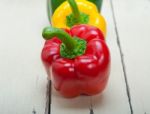 Fresh Bell Peppers Stock Photo