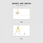 Abstract Creative Business Cards Design Template Stock Photo