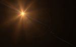 Design Abstract Natural Lens Flare In Space. Rays Background Stock Photo