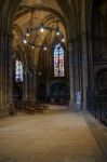 Interior View Of Cathedral Of Saint-etienne Metz Lorraine Mosell Stock Photo