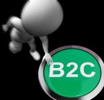 B2c Pressed Shows Company Customers And Trading Stock Photo