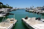 Cabo Pino, Andalucia/spain - July 2 : Boats In The Marina At Cab Stock Photo