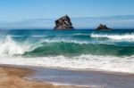 Sandfly Bay Stock Photo