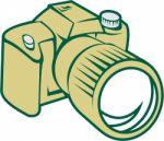 Camera Dslr Retro Stock Photo