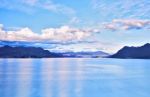 Lake Maggiore And Swiss Alps Stock Photo