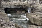 Tasmania Blowhole In Port Arthur Stock Photo