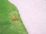 Sand Bunker  Stock Photo