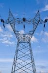 Electric Pylon Stock Photo