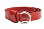 Red Belt Stock Photo