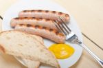 Traditional German Wurstel Sausages Stock Photo