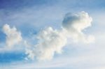 Clouds With Animal Shapes Stock Photo