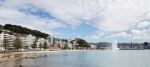 Wellington, New Zealand - February 11 : Waterfront In Wellington Stock Photo