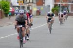 Cyclists Participating In The Velethon Cycling Event In Cardiff Stock Photo