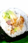 Fresh Sushi Choice Combination Assortment Selection Stock Photo