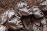 Close-up Of Part Of Battle Of Britain War Memorial Stock Photo