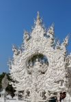 White Temple - Wat Rong Khun Stock Photo