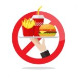 No Food Allowed Symbol Stock Photo